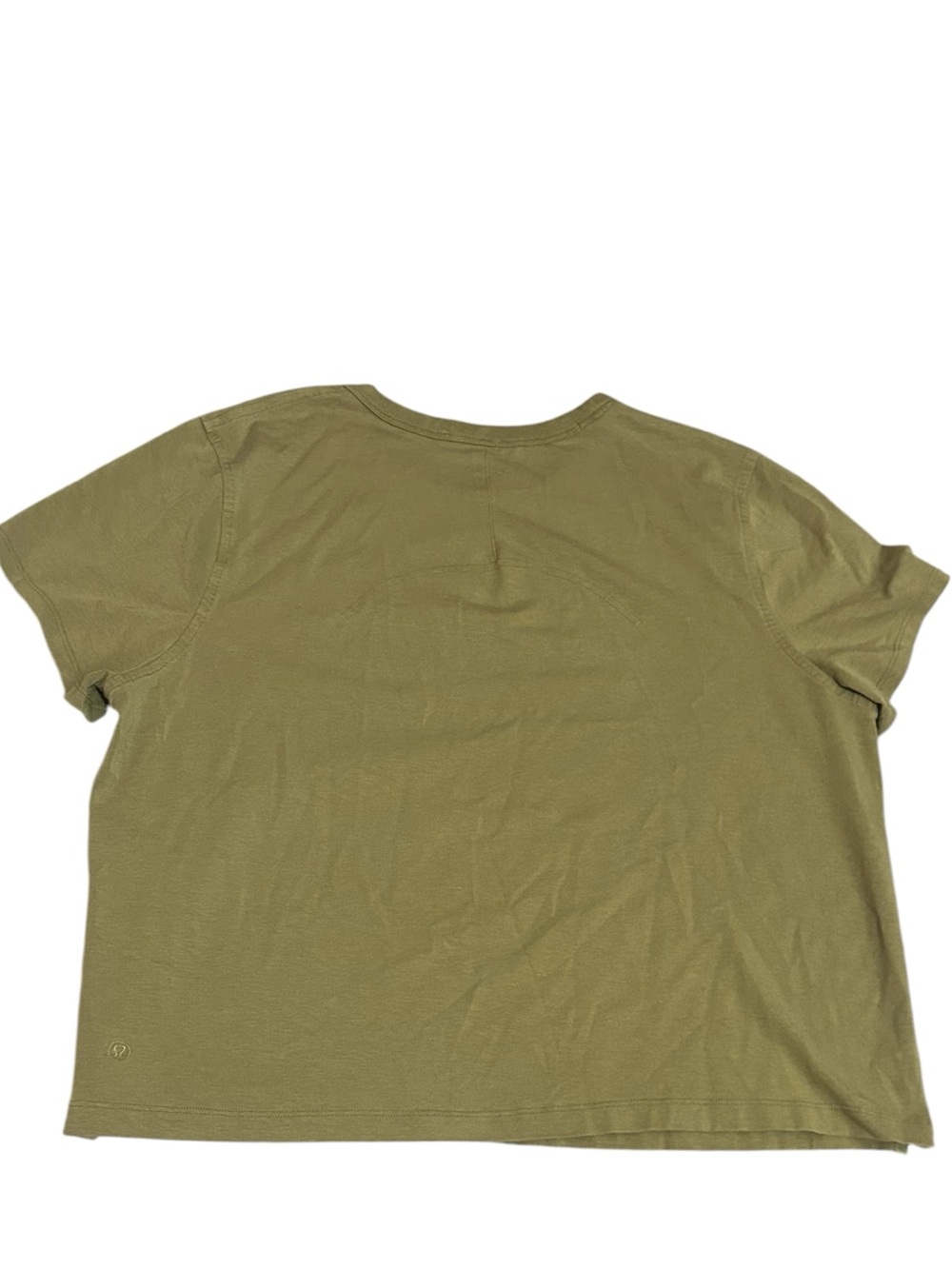 Lululemon Classic-Fit Cotton-Blend Cropped Short Sleeve Workout Run T-Shirt - Picture 6 of 6